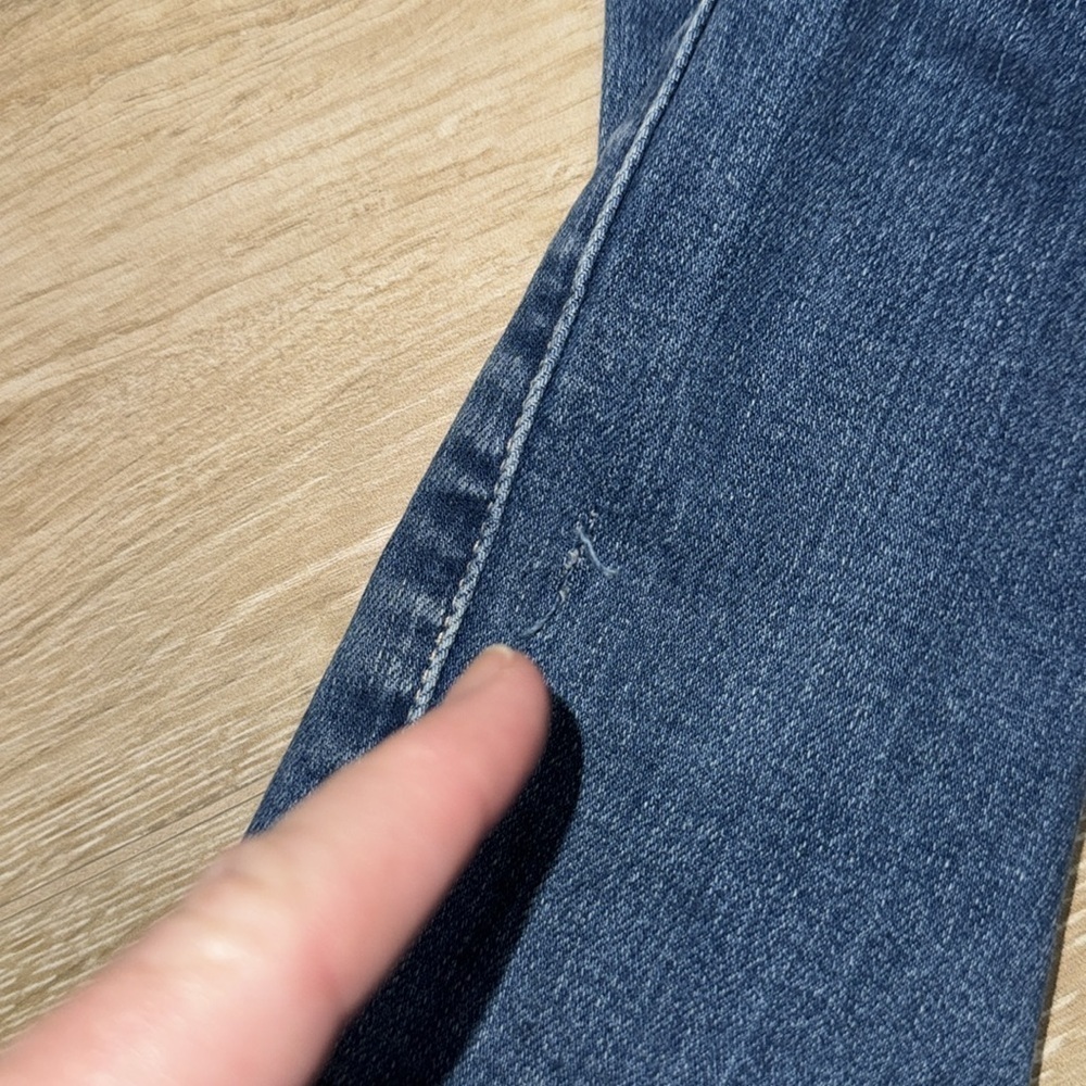 Frame Ali High Rise Cigarette in Madera Rips Size 26 - Picture 7 of 11